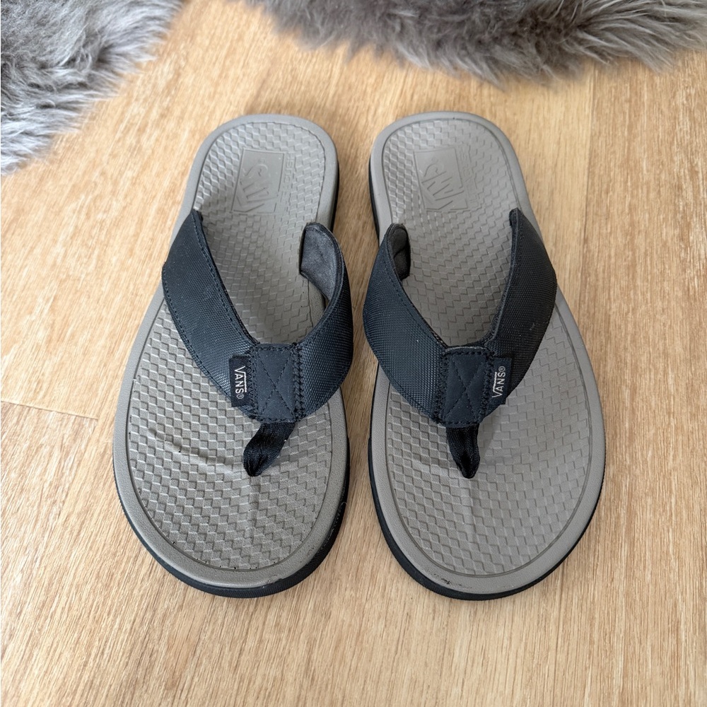 Men’s Vans Black and Gray Sandals